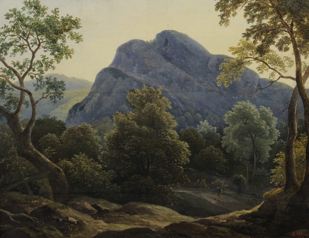 Antonín Mánes, Sv. Jan pod Skalou, 1835, ZČG Antonín Mánes, Sv. Jan pod Skalou, 1835, ZČG