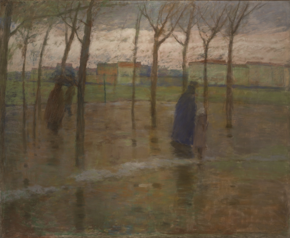 Antonín Slavíček, Deštivý večer, 1902, NGP Antonín Slavíček, Deštivý večer, 1902, NGP