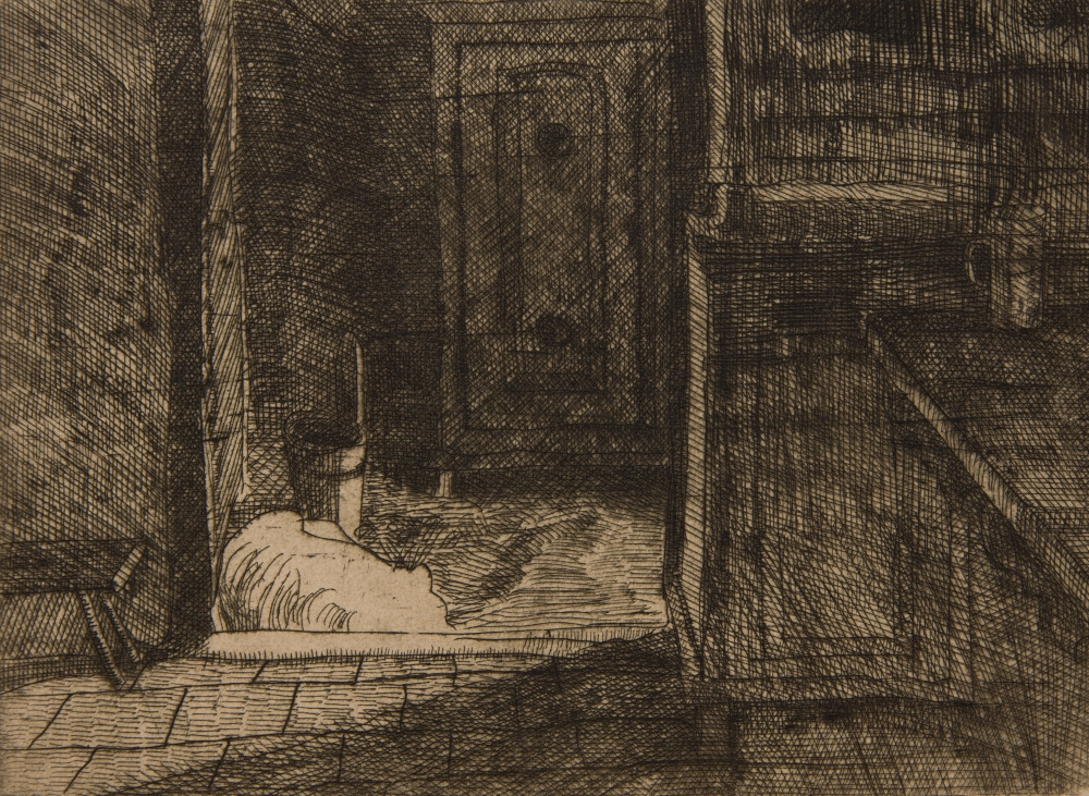 Bohumil Kubišta, Síň, 1907, ZČG Bohumil Kubišta, Síň, 1907, ZČG