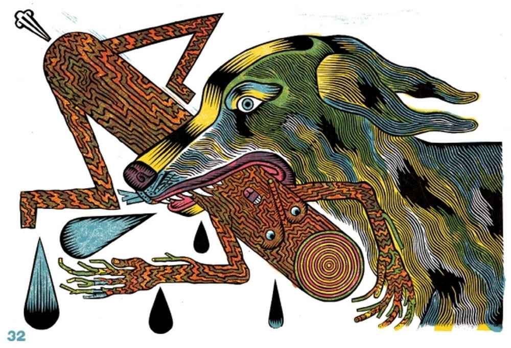Chrudoš Valoušek, Panáček, pecka, švestka, poleno a zase panáček, 2018 Chrudoš Valoušek, Panáček, pecka, švestka, poleno a zase panáček, 2018