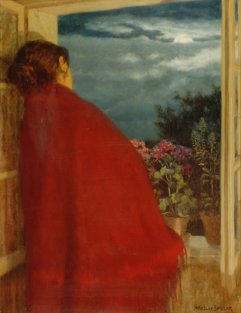 Jaroslav Špillar,Při měsíčku, 1898, ZČG Jaroslav Špillar,Při měsíčku, 1898, ZČG