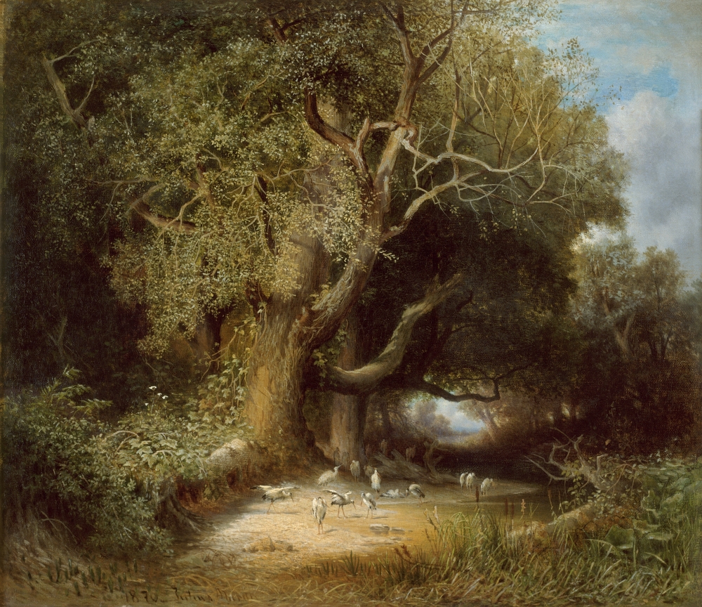 Julius Mařák, Čapí sněm, 1870, Západočeská galerie v Plzni