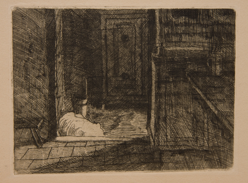 Bohumil Kubišta, Síň, 1907, ZČG Bohumil Kubišta, Síň, 1907, ZČG