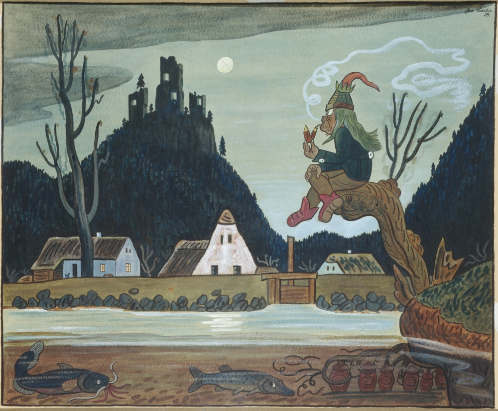 Lada Josef, Vodník 1941, Národní galerie v Praze Lada Josef, Vodník 1941, Národní galerie v Praze
