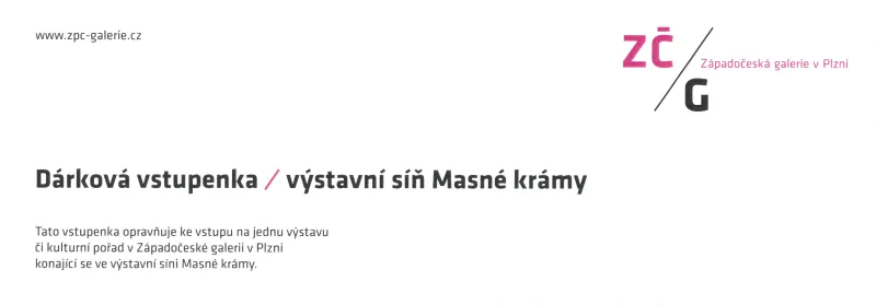 Dárková vstupenka Masné krámy Dárková vstupenka Masné krámy