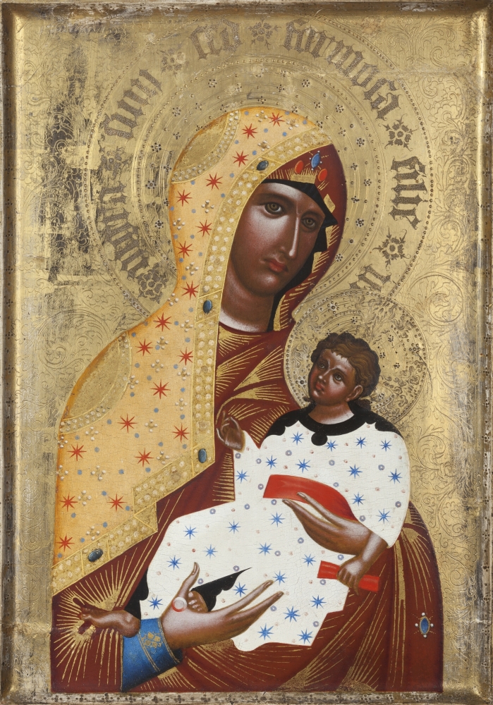Madona z Březnice, 1396, Národní galerie v Praze Madona z Březnice, 1396, Národní galerie v Praze