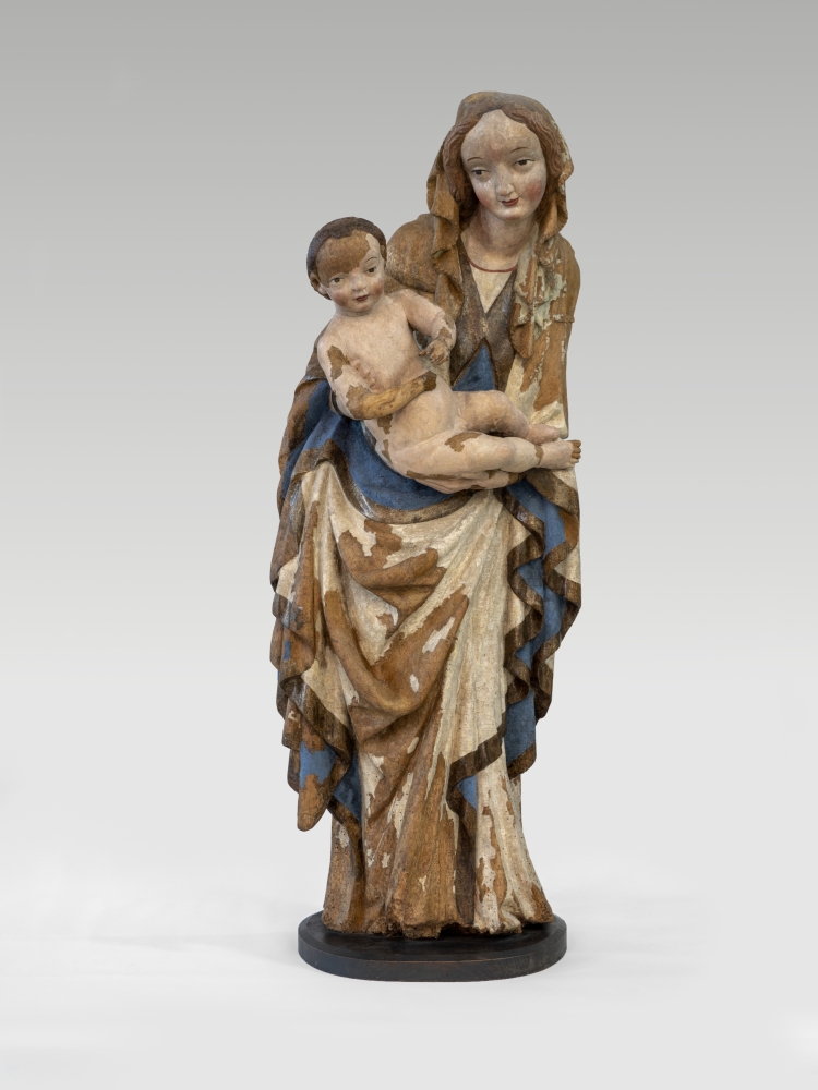 Madona z Mariensternu, kolem 1420, Stadtmuseum Meissen Madona z Mariensternu, kolem 1420, Stadtmuseum Meissen