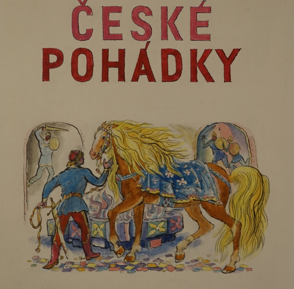 Václav Karel, České pohádky K. J. Erbena, přebal knihy (1965), ZČG