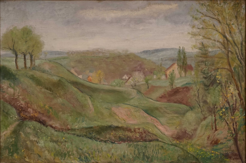 Václav Karel, Krajina z Plzeňska, 1934, ZČG Václav Karel, Krajina z Plzeňska, 1934, ZČG