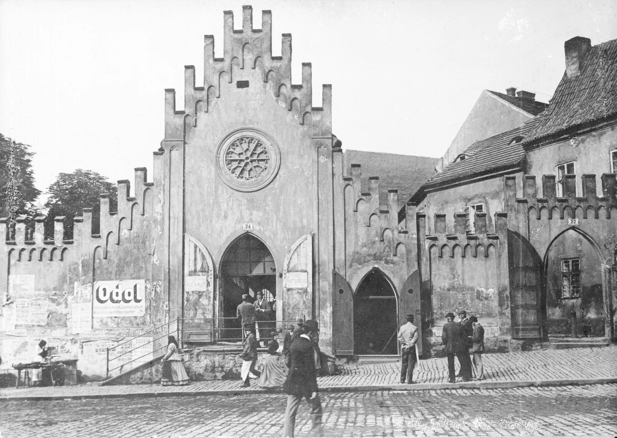 Masné krámy - historické foto, archiv NPÚ Masné krámy - historické foto, archiv NPÚ