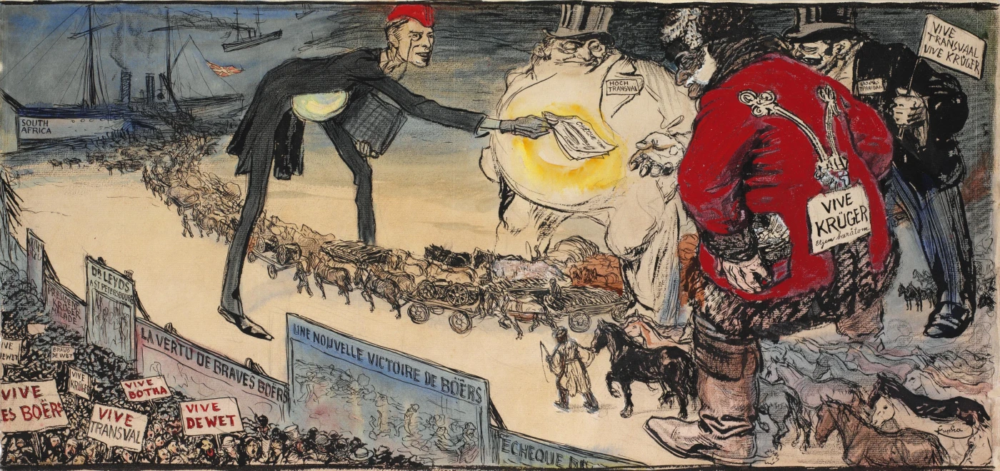 František Kupka, Mezinárodní banda kapitalistů - z cyklu Peníze, 1901, Národní galerie Praha František Kupka, Mezinárodní banda kapitalistů - z cyklu Peníze, 1901, Národní galerie Praha