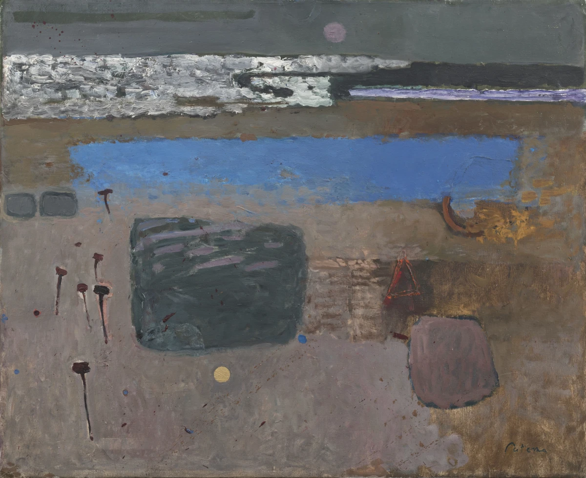 Jiří Patera, Krajina s rybníky, 1976, soukromá sbírka Jiří Patera, Krajina s rybníky, 1976, soukromá sbírka