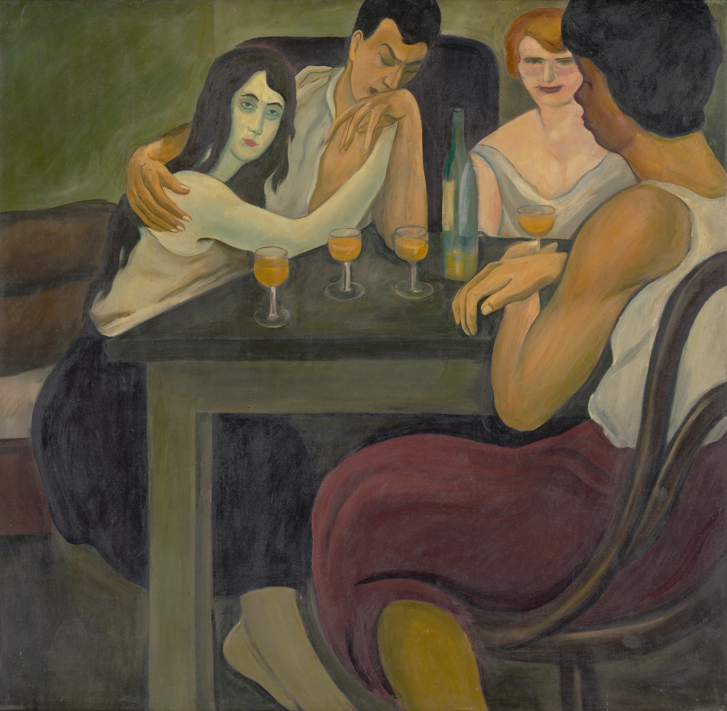 Karel Holan, Noční společnost, 1919, ZČG Karel Holan, Noční společnost, 1919, ZČG