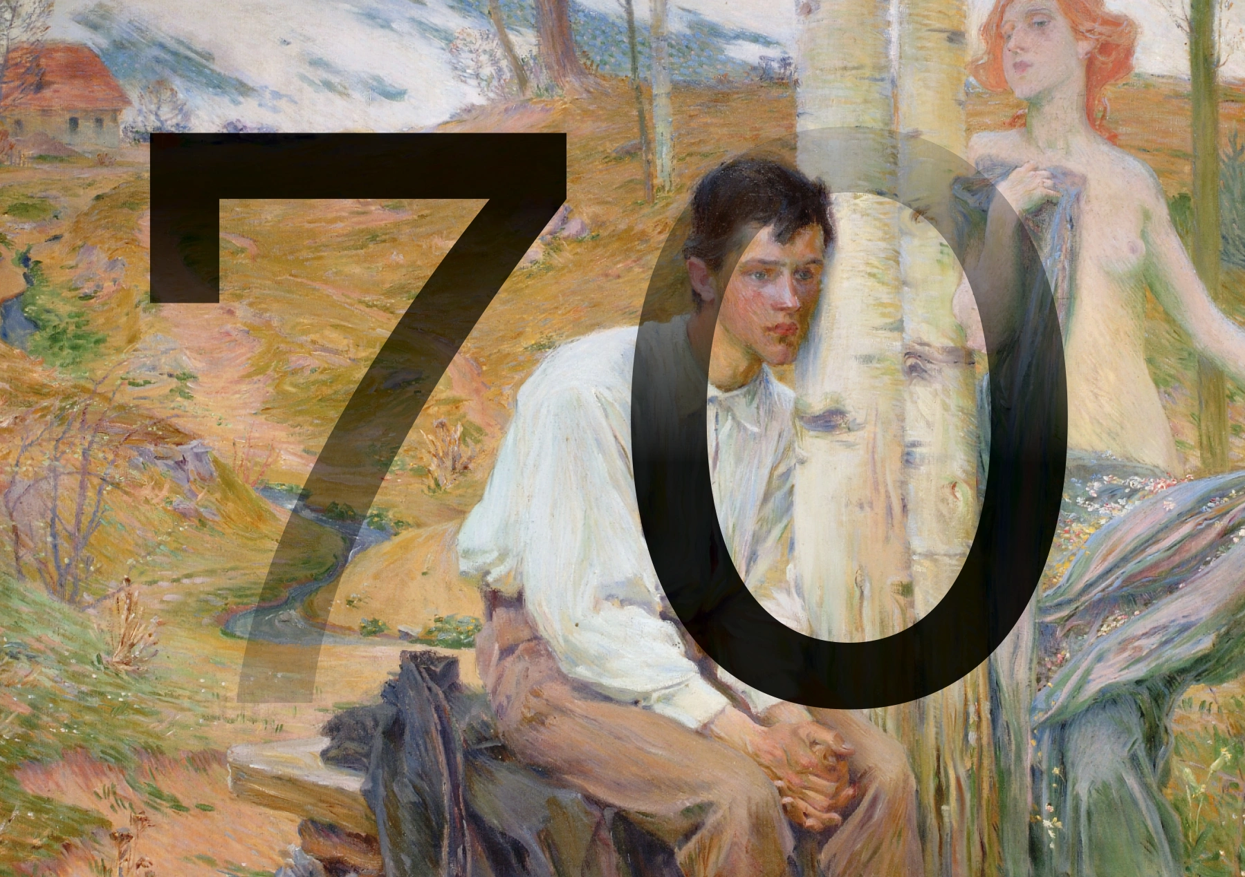 ZČG 70 -Jan Preisler, Jaro (detail), 1900, ZČG ZČG 70 -Jan Preisler, Jaro (detail), 1900, ZČG