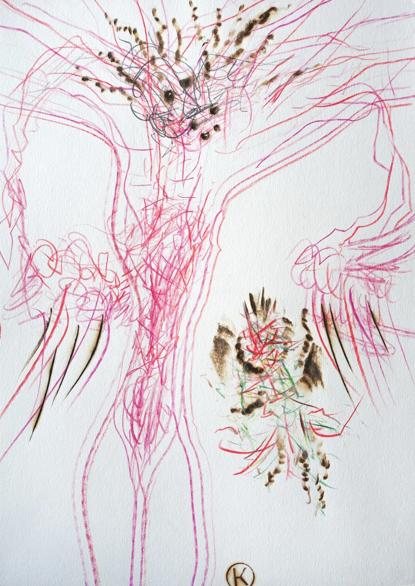 Svatopluk Klimeš, Srpen, z cyklu Haiku, 2021 Svatopluk Klimeš, Srpen, z cyklu Haiku, 2021