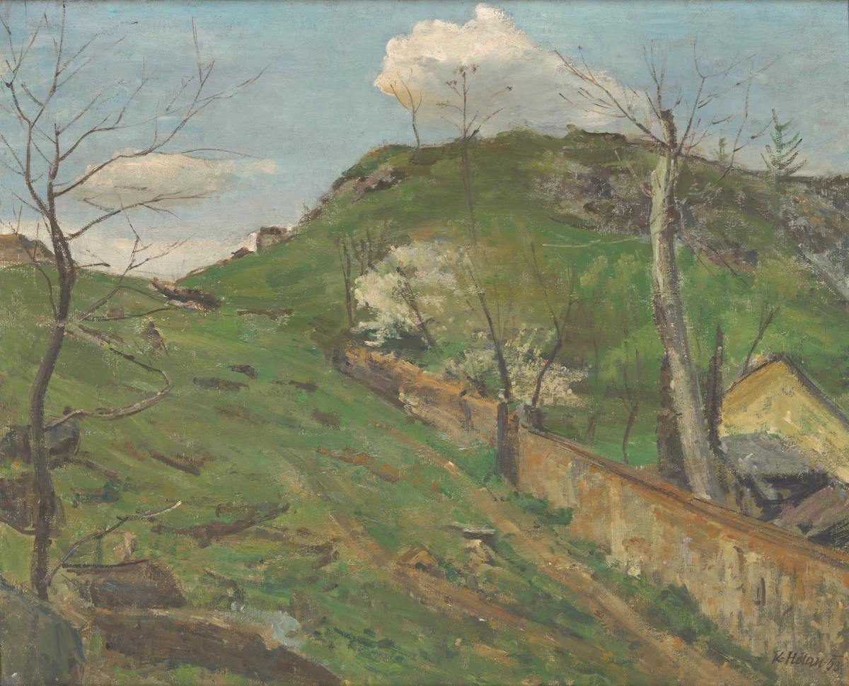 Karel Holan, Jarní krajina, 1953, ZČG