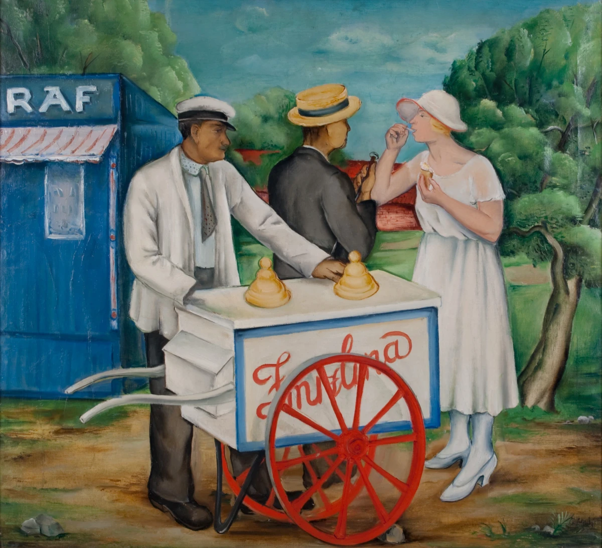 Miloslav Holý, Jednoruký zmrzlinář, 1923, ZČG