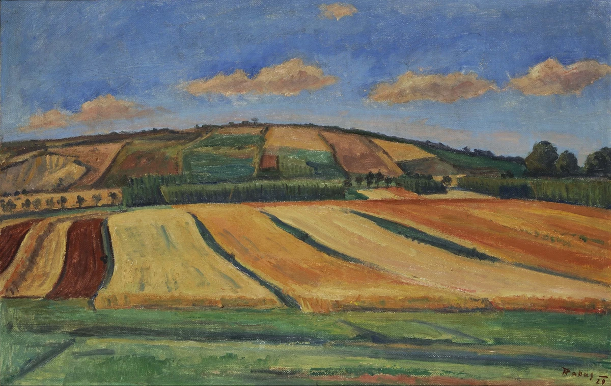 Václav Rabas, Doba zrání v polích, 1929, ZČG
