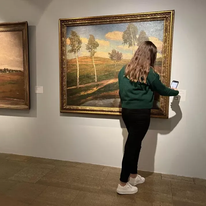 QR kódy na výstavě Zlaté časy