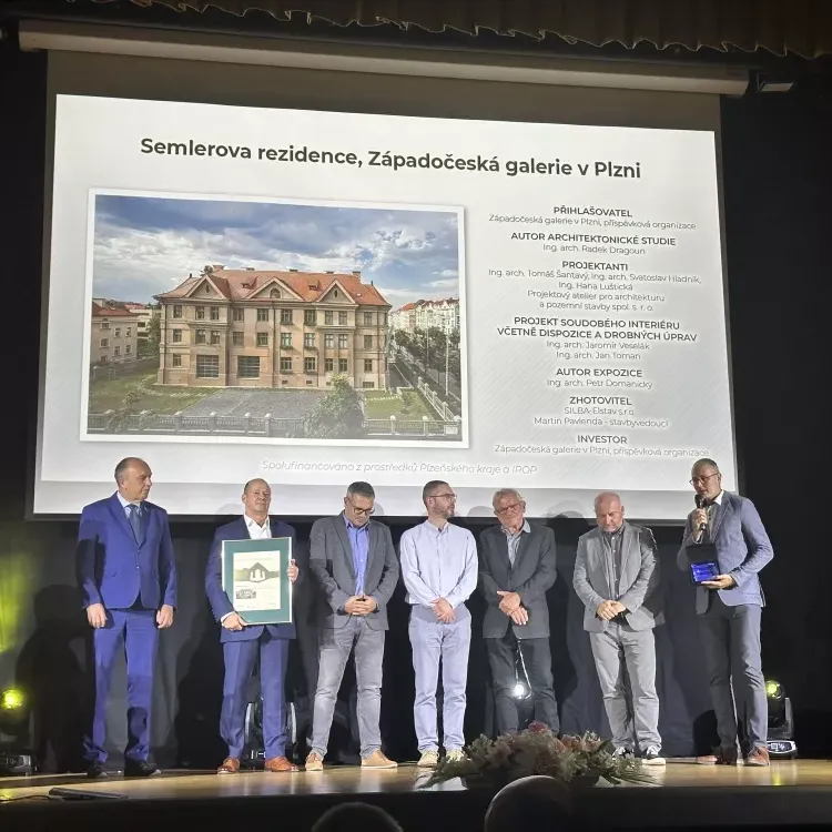 Semlerova rezidence získala Cenu poroty v soutěži Stavba roku Plzeňského kraje 2022