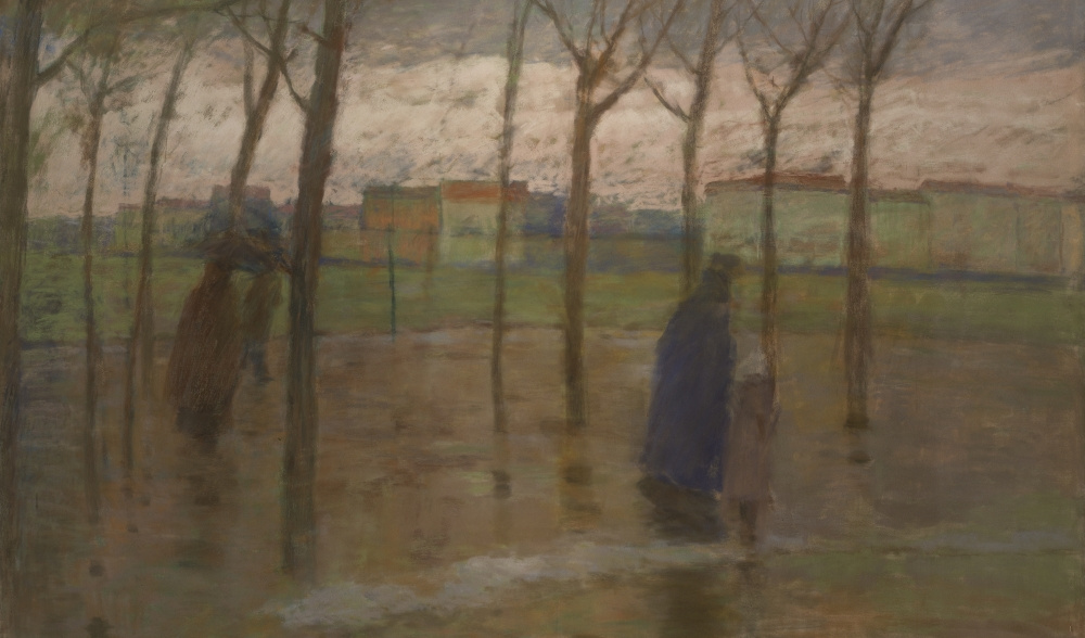 Antonín Slavíček, Deštivý večer, 1902, NGP